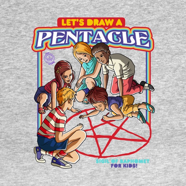 Let's Draw a Satanic Pentacle Sigil of Baphomet for Kids by Juandamurai